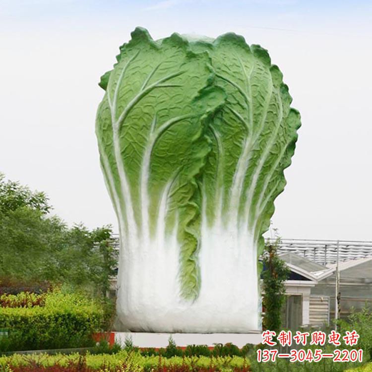 郴州白菜雕塑极致精致的艺术装饰