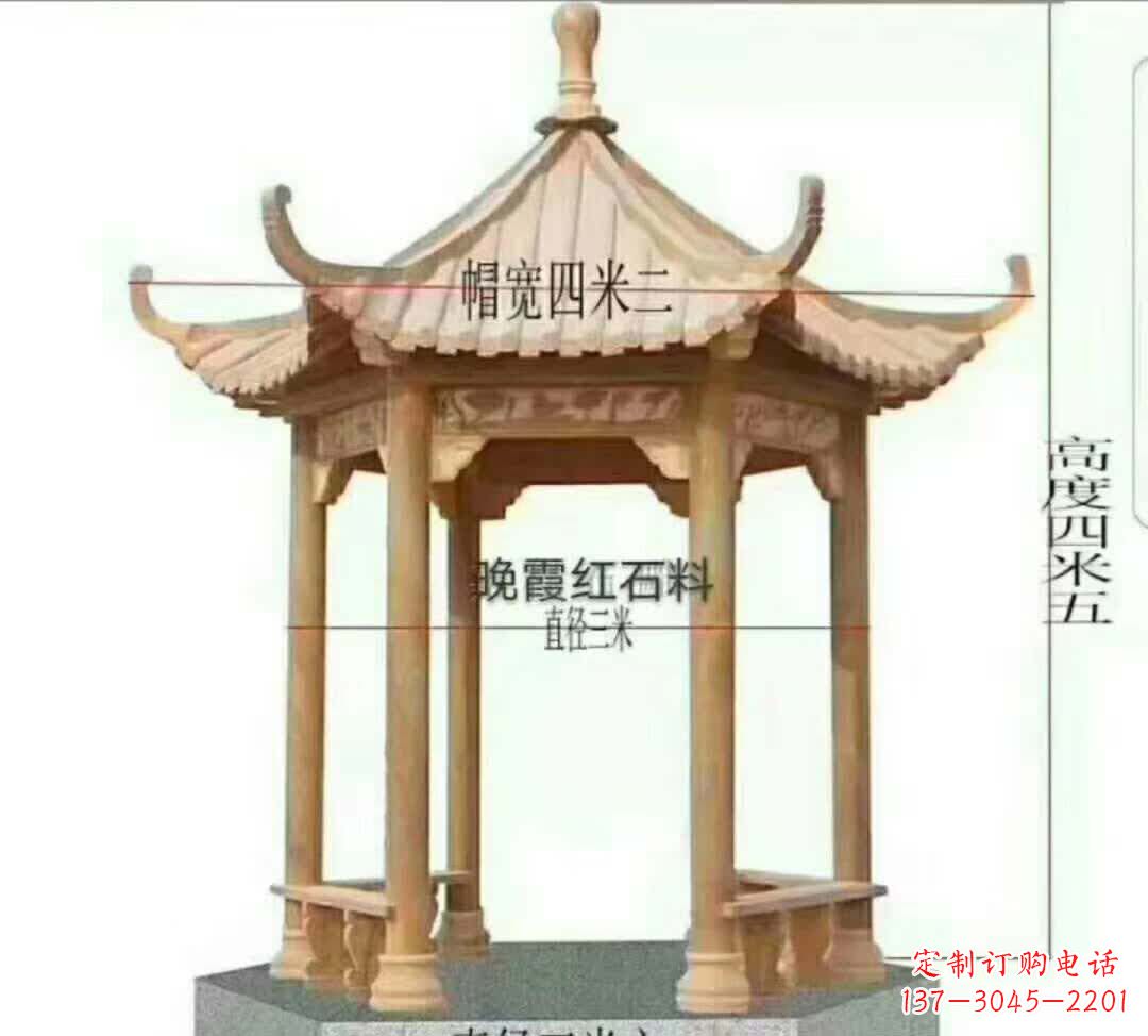 郴州藏于凉亭的石雕之美