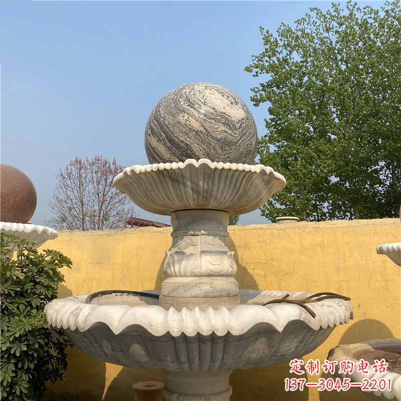 郴州瀑布景观白龙石喷泉雕塑