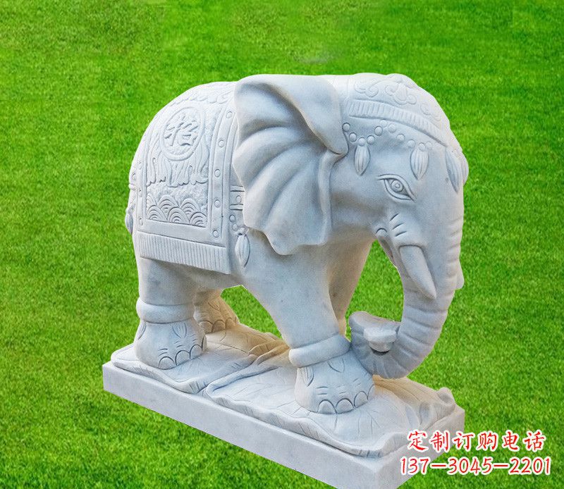 郴州雕刻精美大象石雕