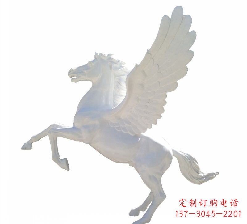 郴州新款玻璃钢飞马摆件