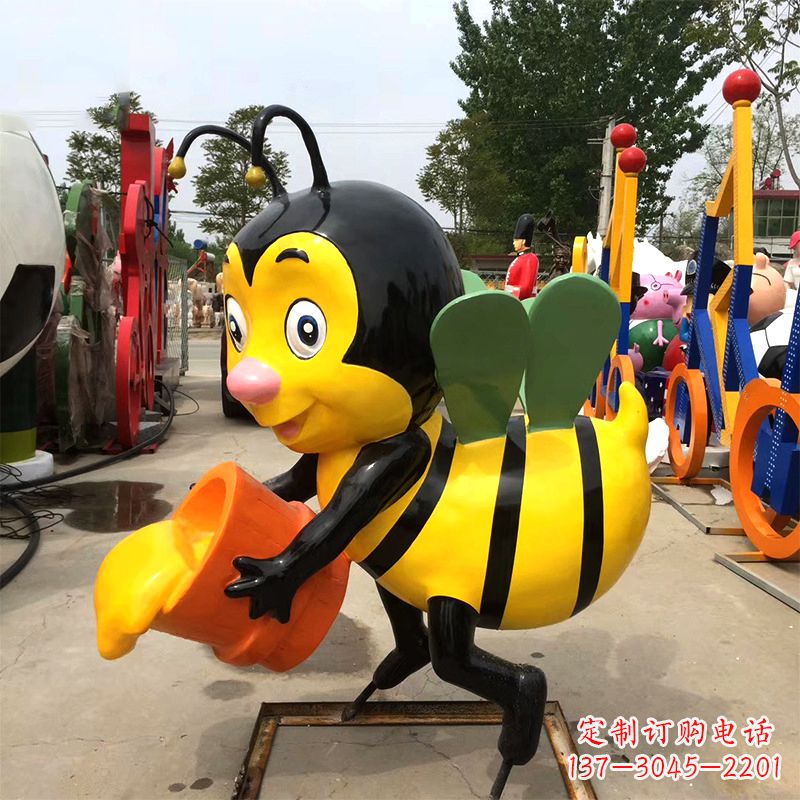 郴州玻璃钢蜜蜂雕塑