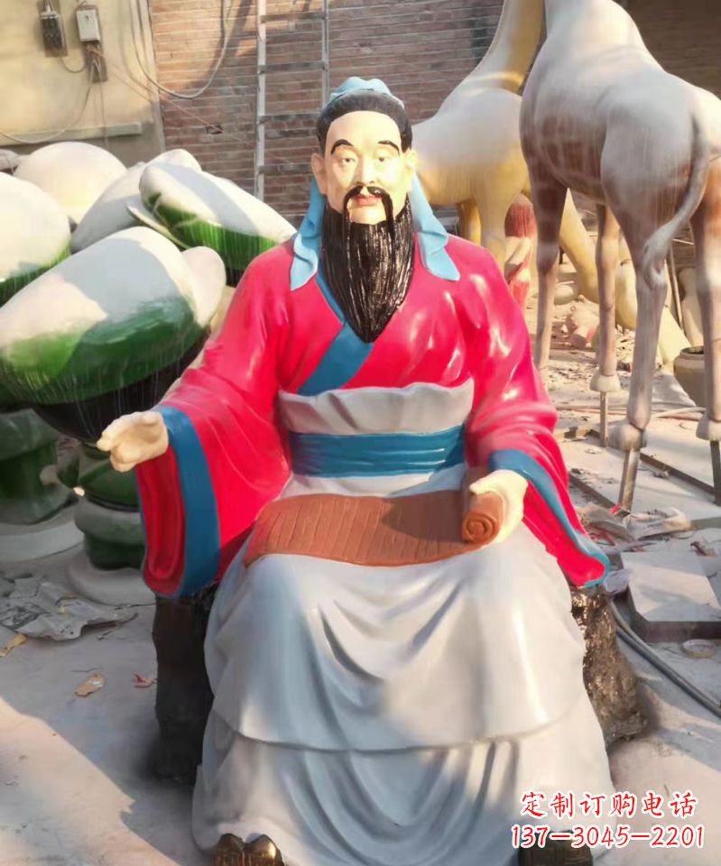 郴州玻璃钢雕刻的孔子