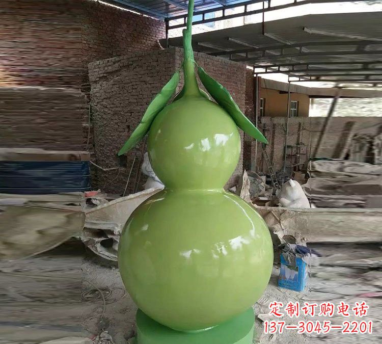郴州玻璃钢葫芦雕塑——艺术中的精美之作