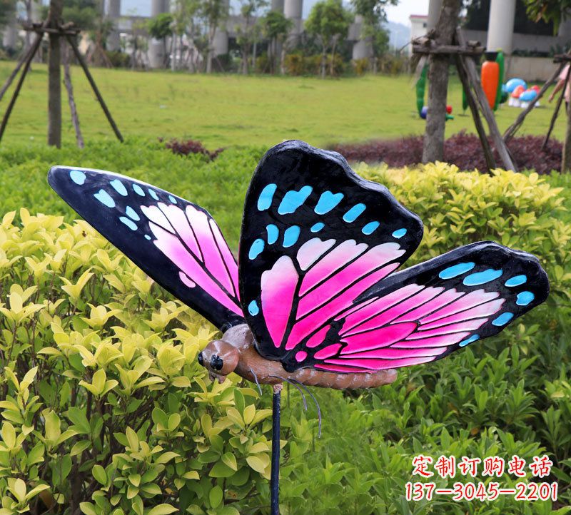 郴州玻璃钢蝴蝶雕塑