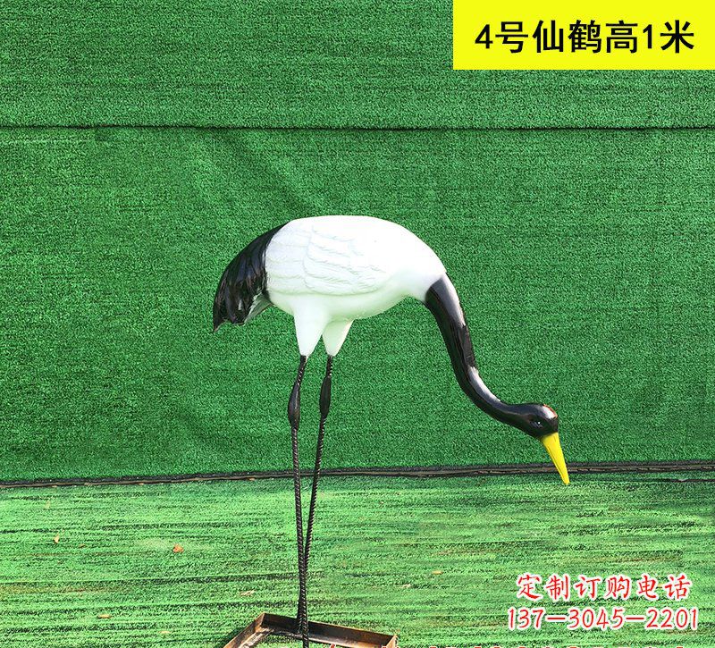 郴州仙鹤玻璃钢雕塑