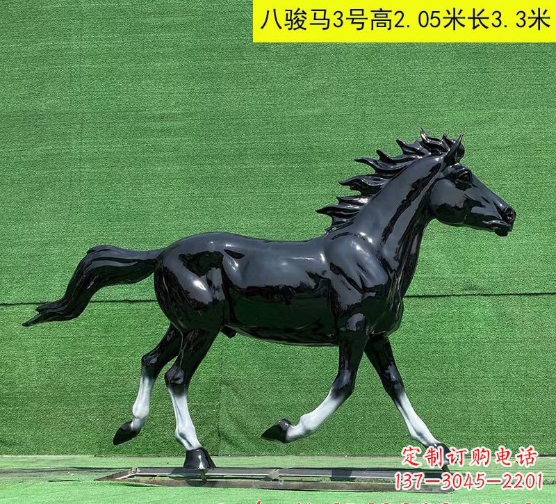郴州玻璃钢马雕塑一种特殊的艺术品