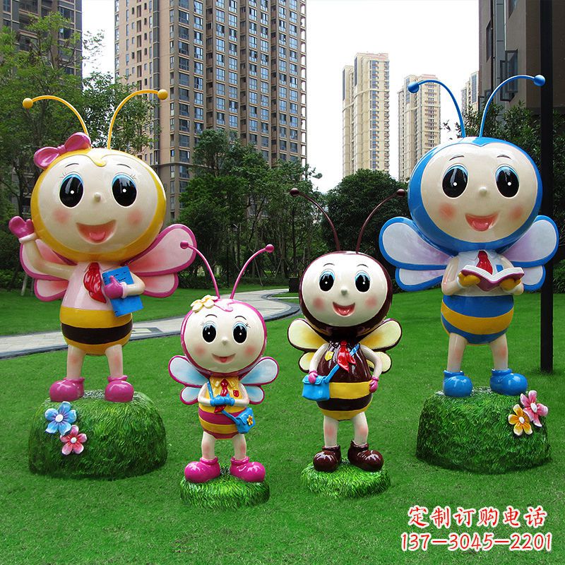 郴州玻璃钢制蜜蜂雕塑让你的家园拥有自然之美