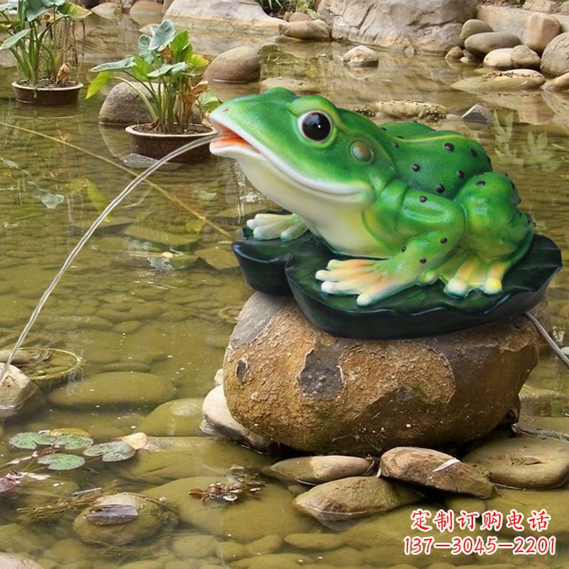 郴州玻璃钢青蛙雕塑——艺术与自然的完美结合