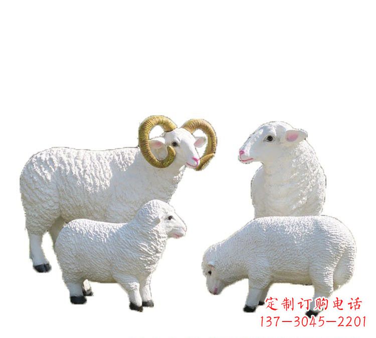 郴州玻璃钢山羊雕塑——传承藏区特色文化
