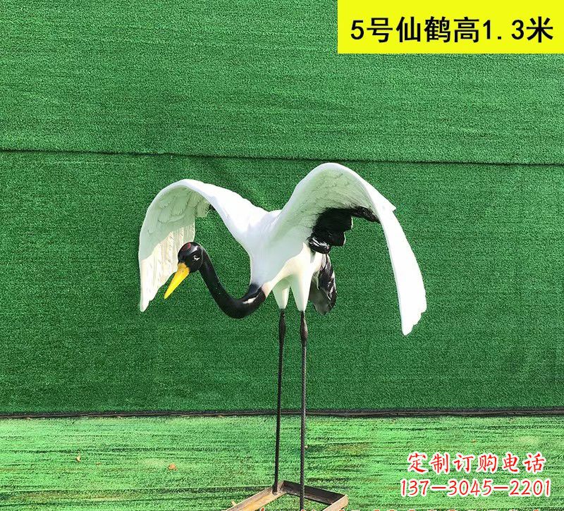 郴州仙鹤雕塑经典之美