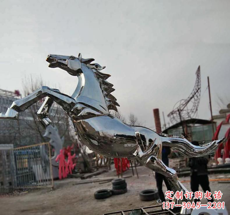 郴州不锈钢奔跑马雕塑驰骋在人间的艺术精灵