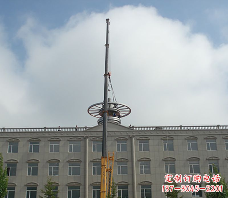 郴州不锈钢避雷针雕塑——安全保护灵感之源