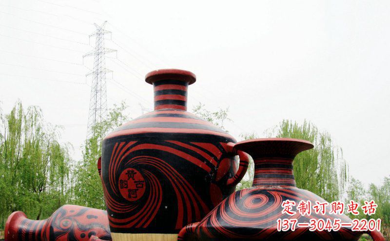 郴州不锈钢彩色花盆雕塑让空间更加精致
