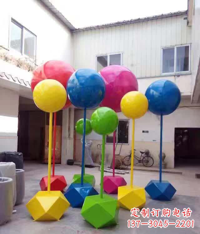 郴州不锈钢彩色气球雕塑艺术的绚丽缤纷