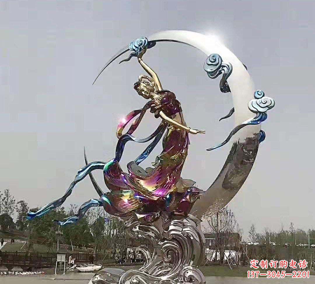 郴州不锈钢嫦娥奔月雕塑