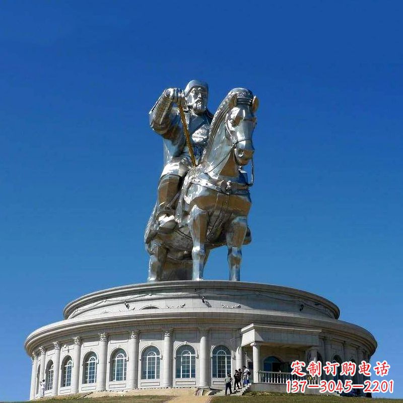 郴州不锈钢成吉思汗雕塑——一座引人入胜的大型雕塑