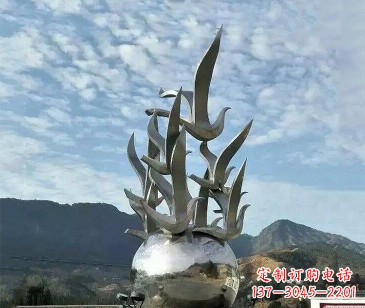 郴州不锈钢地球雕塑为和平呼唤