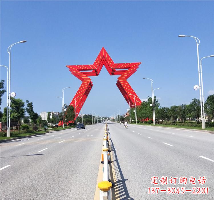 郴州不锈钢城市拱门雕塑