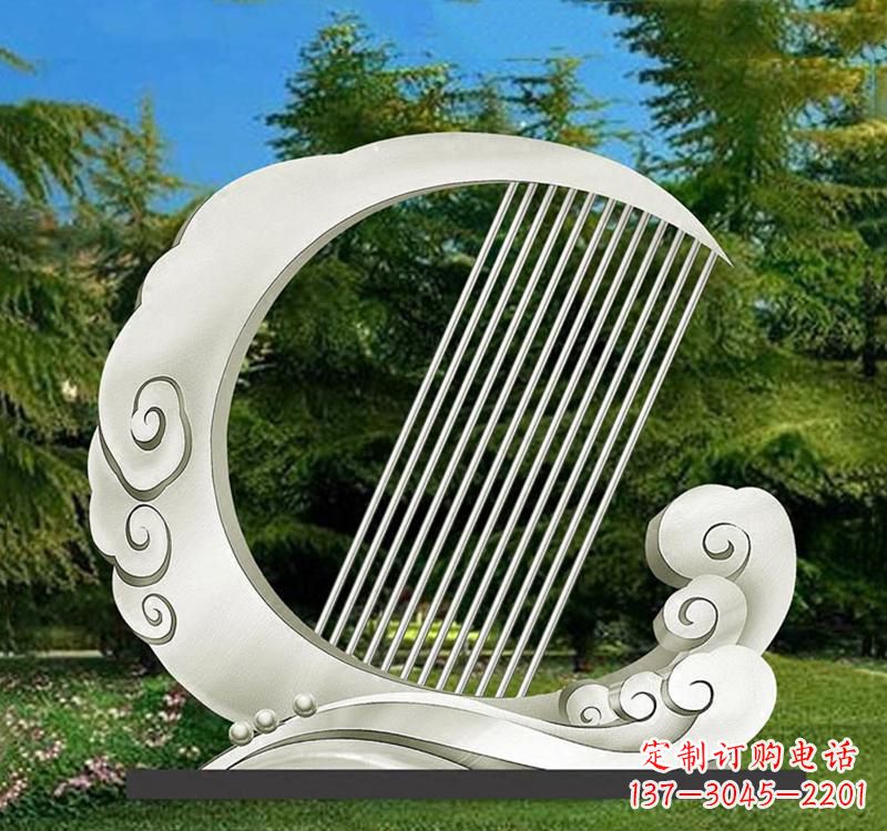 郴州精美的不锈钢月亮雕塑