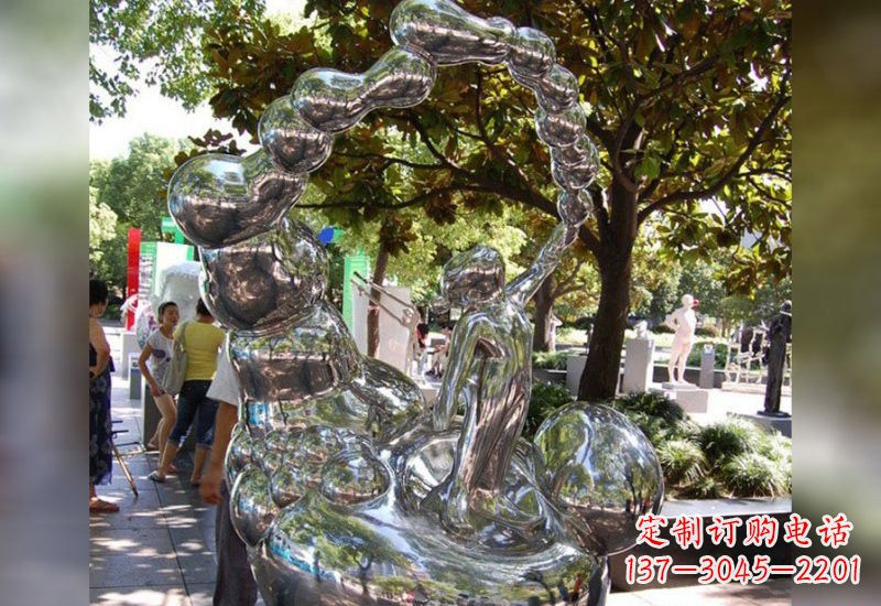 郴州精美不锈钢儿童雕塑