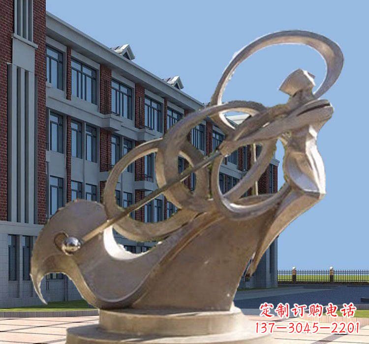 郴州不锈钢制作的高尔夫球雕塑