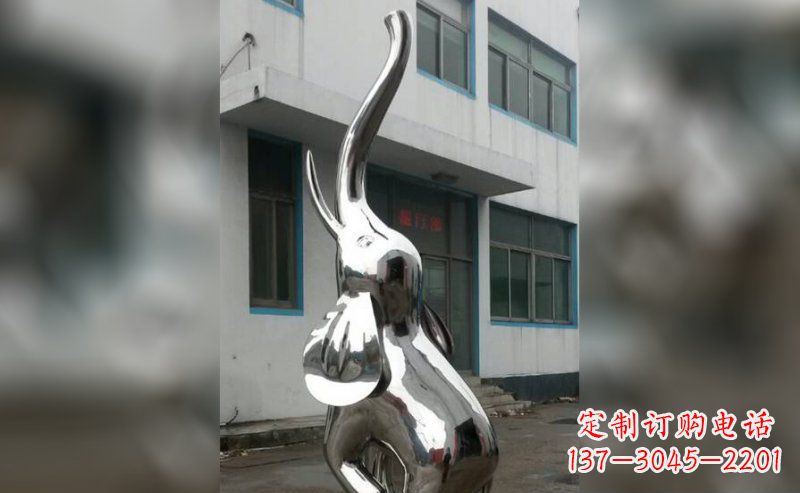 郴州精致的不锈钢大象雕塑