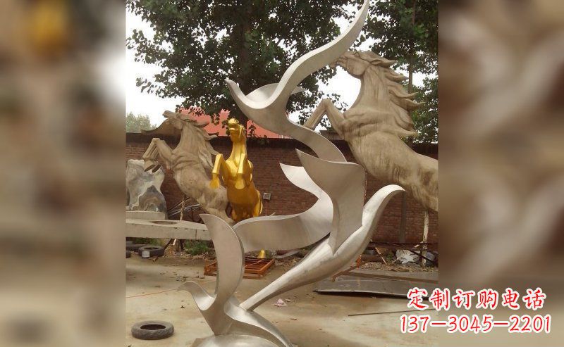 郴州不锈钢大雁雕塑