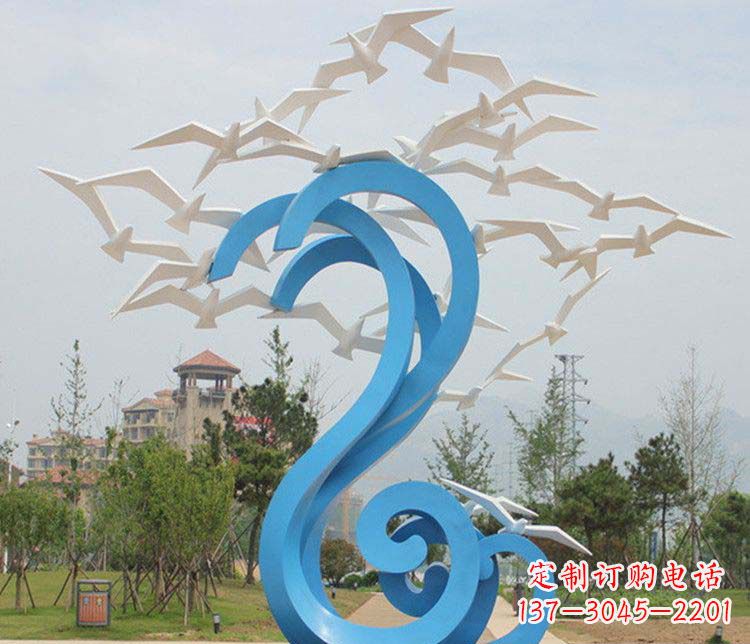 郴州不锈钢大雁雕塑传承传统文化的象征
