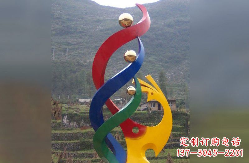 郴州不锈钢凤凰雕塑象征着精致的美