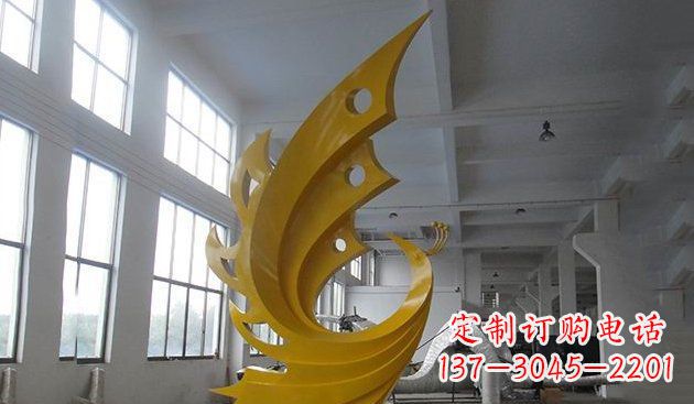 郴州不锈钢凤凰雕塑——给生活添彩