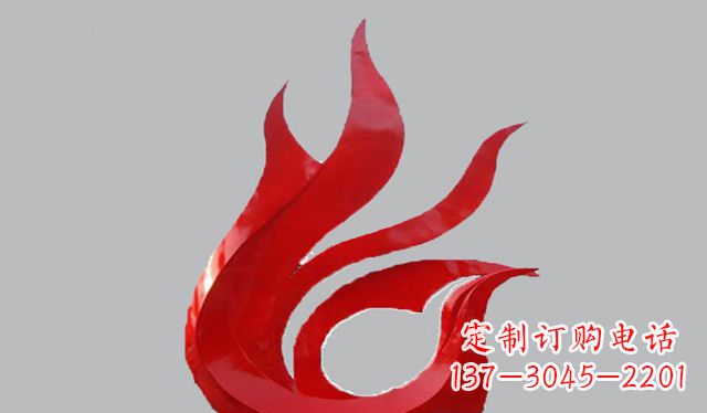 郴州不锈钢凤凰雕塑——传承古代文化之美