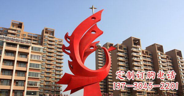 郴州凤凰灿烂的不锈钢雕塑