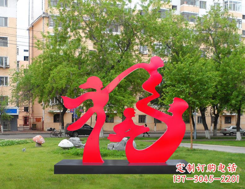 郴州不锈钢福字雕塑