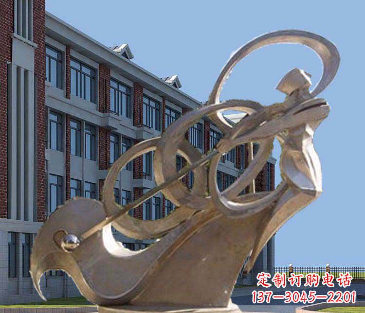 郴州不锈钢制作的高尔夫球人物雕塑