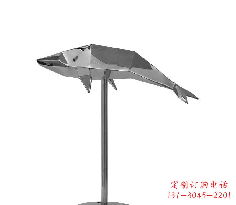 郴州不锈钢海豚雕塑