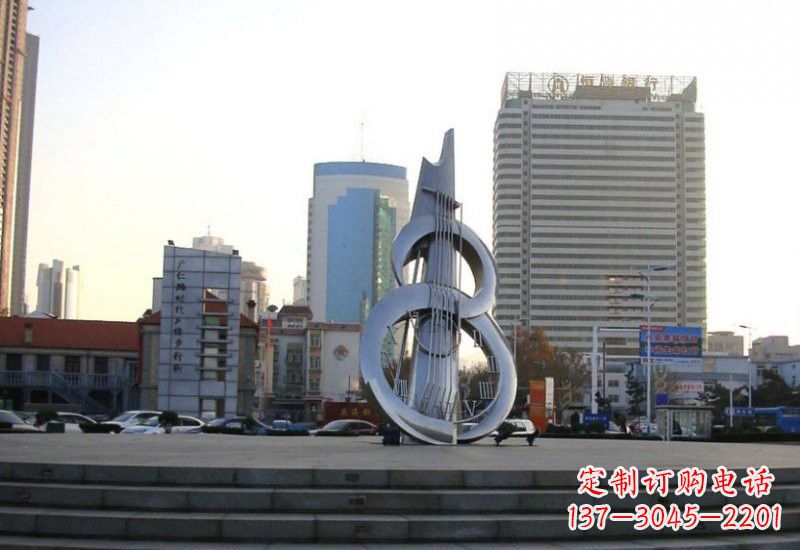 郴州不锈钢吉他雕塑