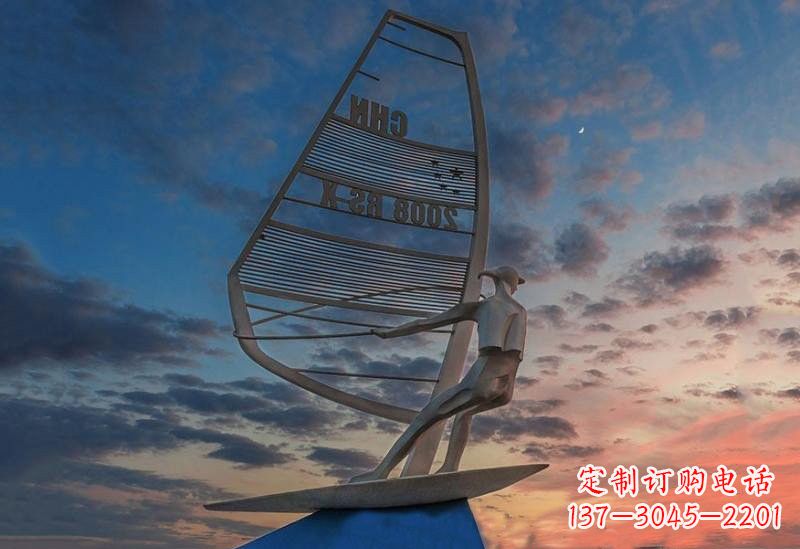 郴州不锈钢帆船雕塑——象征着美丽的梦想