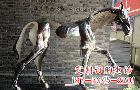 郴州不锈钢马雕塑精美而又具有象征意义