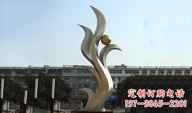 郴州精美不锈钢凤凰雕塑