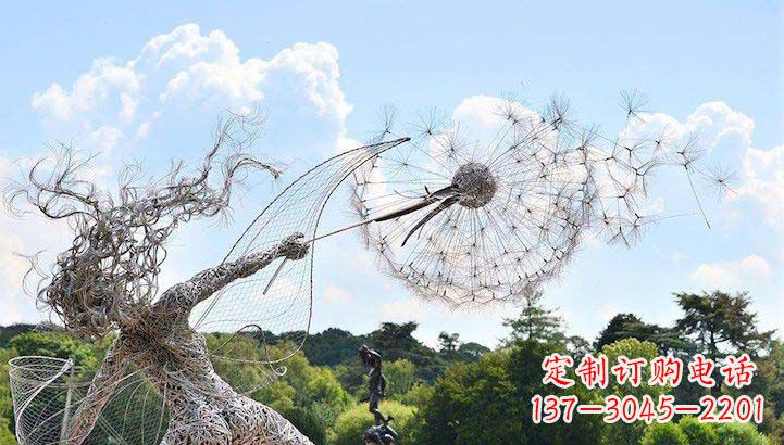 郴州不锈钢蒲公英雕塑