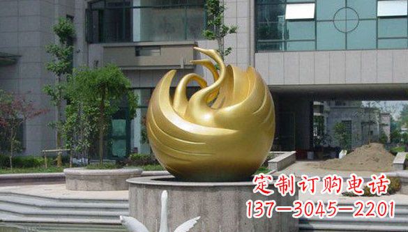郴州不锈钢天鹅雕塑