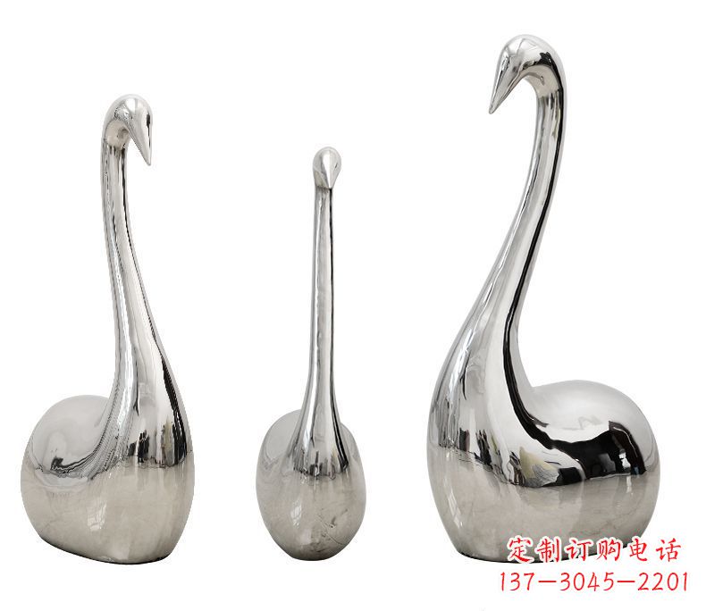 郴州精美不锈钢天鹅雕塑