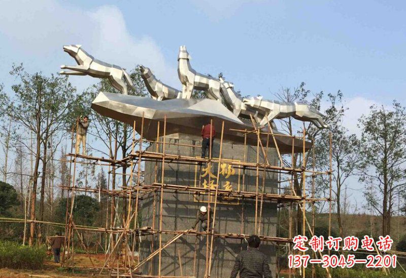 郴州不锈钢动物雕塑