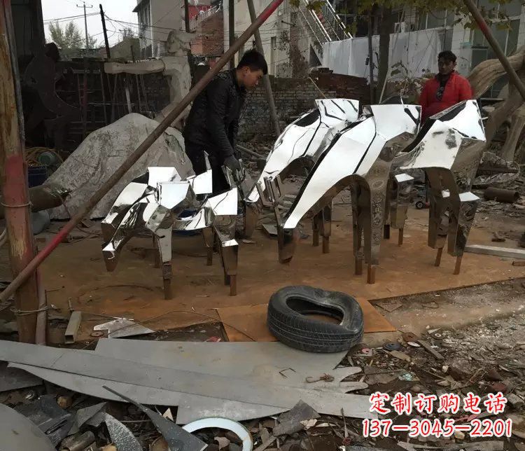 郴州不锈钢动物雕塑精美外形，经久耐用
