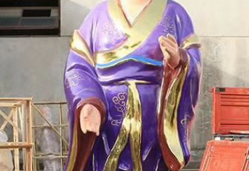 郴州玻璃钢宗教庙宇彩绘八仙神像