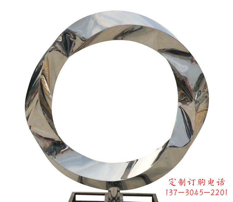 郴州不锈钢圆环雕塑——精美而优雅