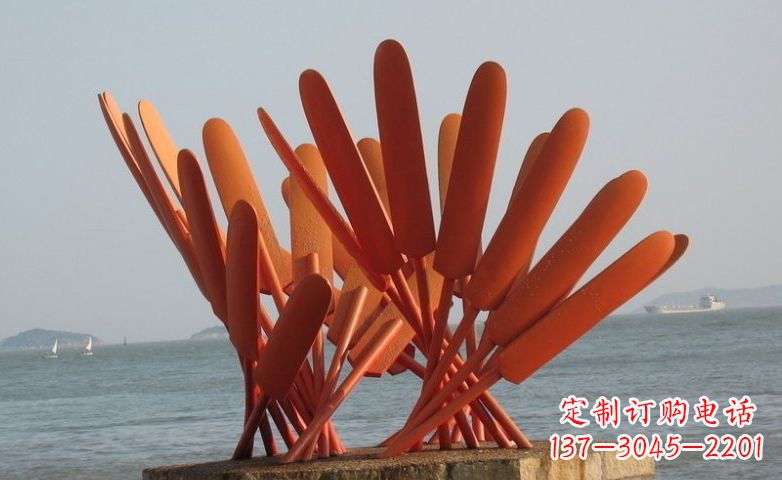 郴州精美不锈钢船桨雕塑