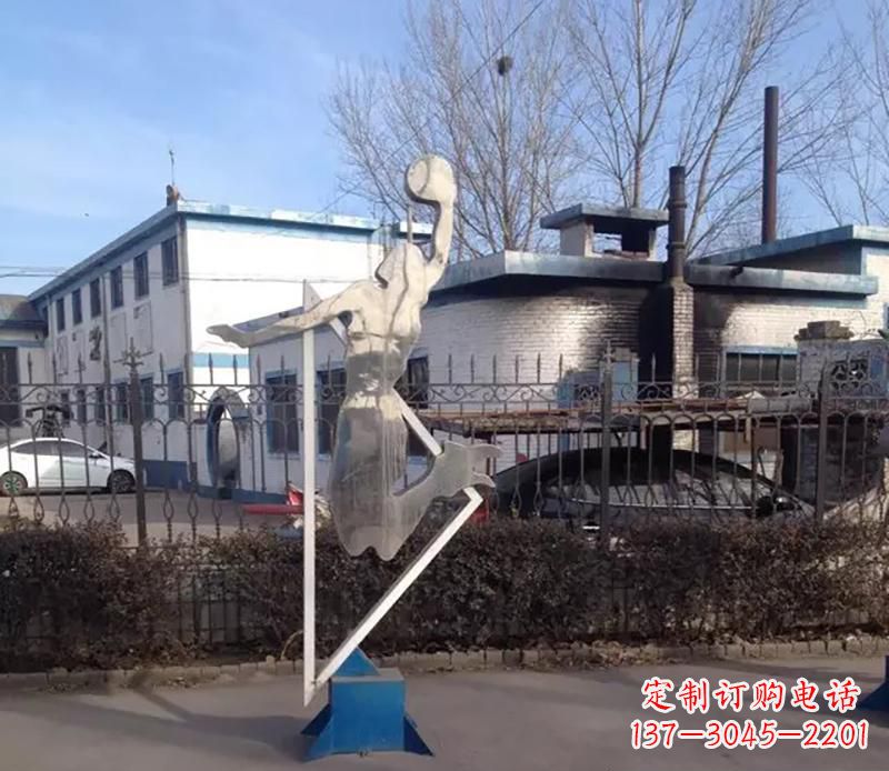 郴州不锈钢打高尔夫雕塑