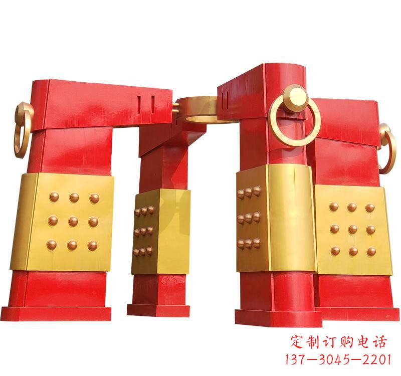 郴州不锈钢大型拱门雕塑——传承文化精髓